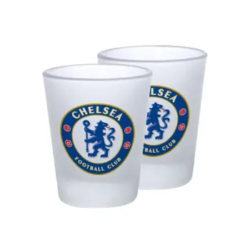 FC Chelsea, Σφηνοπότηρα γυάλινα 45ml του πάγου (2 τεμάχια)