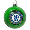 Green Christmas tree ornament bauble 8cm