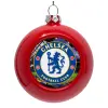 Red Christmas tree ornament bauble 8cm