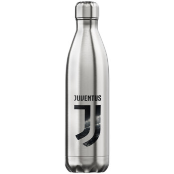 FC Juventus, Μεταλλικό παγούρι θερμός Inox (Stainless steel), διπλού τοιχώματος, 750ml