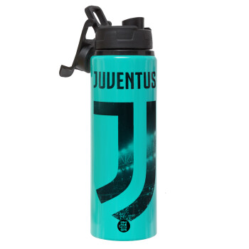 FC Juventus, Μεταλλικό παγούρι νερού με καπάκι ασφαλείας, αλουμινίου 850ml