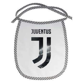 FC Juventus, Σαλιάρα μωρού αλέκιαστη με κορδόνι Μαύρη