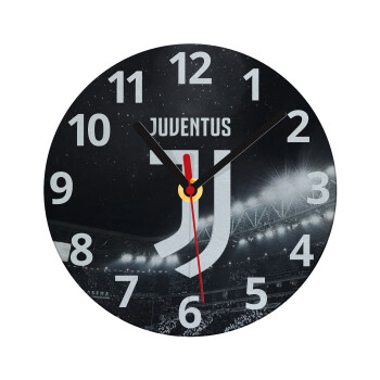 FC Juventus, Ρολόι τοίχου γυάλινο (20cm)
