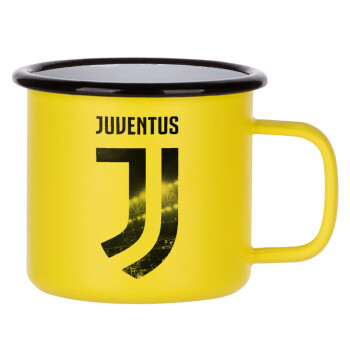 FC Juventus, Κούπα Μεταλλική εμαγιέ ΜΑΤ Κίτρινη 360ml