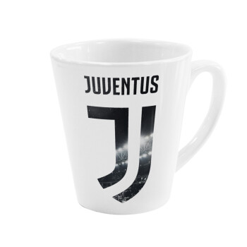 FC Juventus, Κούπα κωνική Latte Λευκή, κεραμική, 300ml