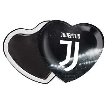 FC Juventus, Μαγνητάκι καρδιά (57x52mm)