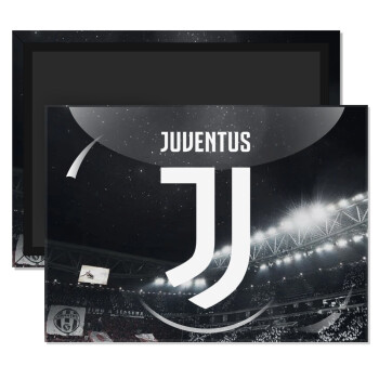 FC Juventus, Ορθογώνιο μαγνητάκι ψυγείου διάστασης 9x6cm