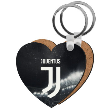 FC Juventus, Μπρελόκ Ξύλινο καρδιά MDF