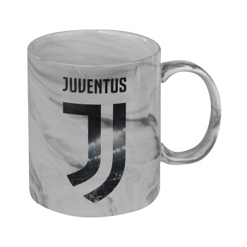 FC Juventus, Κούπα κεραμική, marble style (μάρμαρο), 330ml