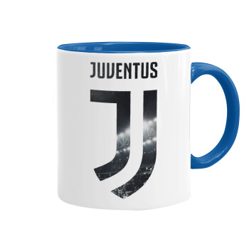 FC Juventus, Κούπα χρωματιστή μπλε, κεραμική, 330ml