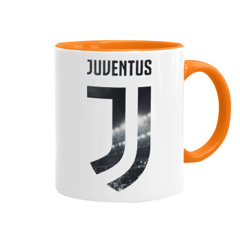 FC Juventus, Mug colored orange, ceramic, 330ml
