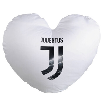 FC Juventus, Μαξιλάρι καναπέ καρδιά 40x40cm περιέχεται το  γέμισμα