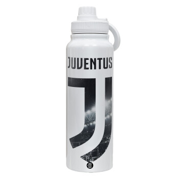 FC Juventus, 1L Stainless Steel Thermal Bottle with Phone Holder & Double Wall Insulation