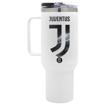 FC Juventus, Mega Tumbler με καπάκι, διπλού τοιχώματος (θερμό) 1,2L