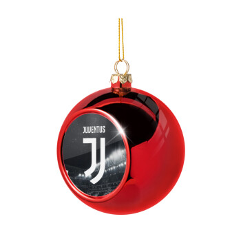 FC Juventus, Χριστουγεννιάτικη μπάλα δένδρου Κόκκινη 8cm