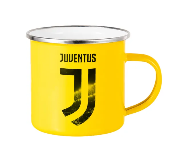 FC Juventus — Yellow Enamel Metallic Cup 360ml
