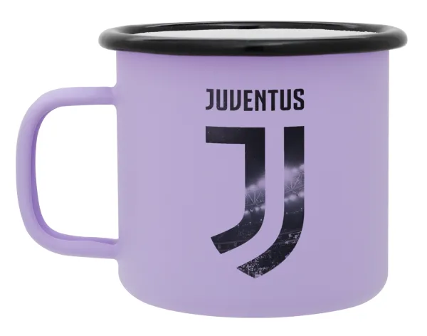 FC Juventus — Κούπα Μεταλλική εμαγιέ ΜΑΤ Light Pastel Purple 360ml