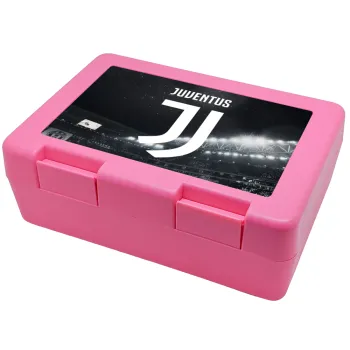 FC Juventus, Παιδικό δοχείο κολατσιού ΡΟΖ 185x128x65mm (BPA free πλαστικό)