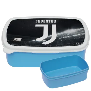 FC Juventus, ΜΠΛΕ παιδικό δοχείο φαγητού (lunchbox) πλαστικό (BPA-FREE) Lunch Βox M18 x Π13 x Υ6cm