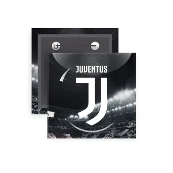 FC Juventus, Κονκάρδα παραμάνα τετράγωνη 5x5cm