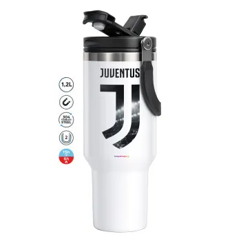 FC Juventus, Mega Tumbler με καπάκι, διπλού τοιχώματος (θερμό) 1,2L