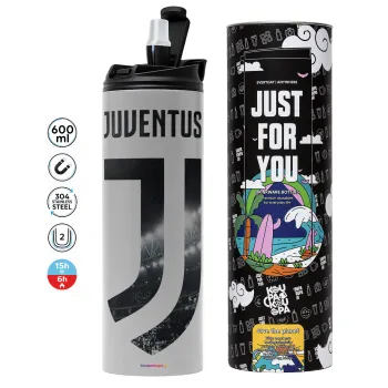 FC Juventus, Tumbler stainless steel GREY 600ml