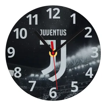 FC Juventus, Ρολόι τοίχου γυάλινο (20cm)