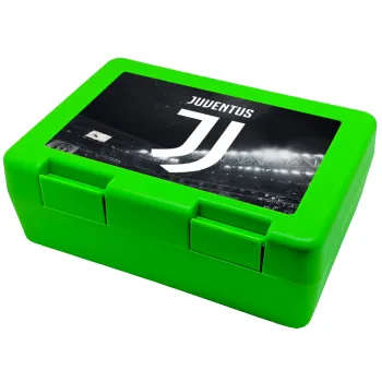 FC Juventus, Children's cookie container GREEN 185x128x65mm (BPA free plastic)