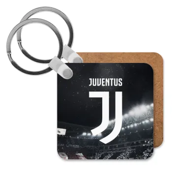 FC Juventus, Μπρελόκ Ξύλινο τετράγωνο MDF