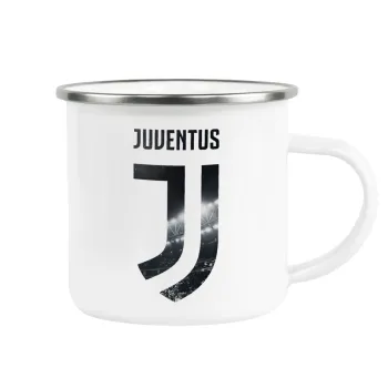 FC Juventus, Metallic enamel cup white 360ml