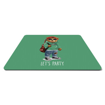 Let's Party Bear, Mousepad ορθογώνιο 27x19cm