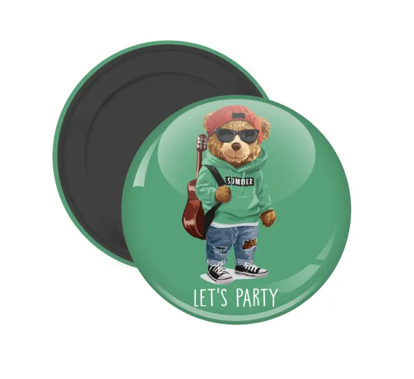 Let's Party Bear — (5cm)