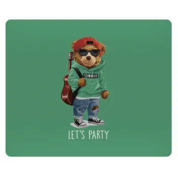 Let's Party Bear, Mousepad ορθογώνιο 23x19cm