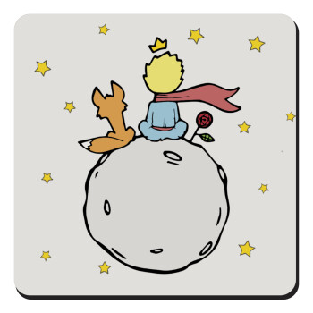 Little prince, Τετράγωνο μαγνητάκι ξύλινο 9x9cm