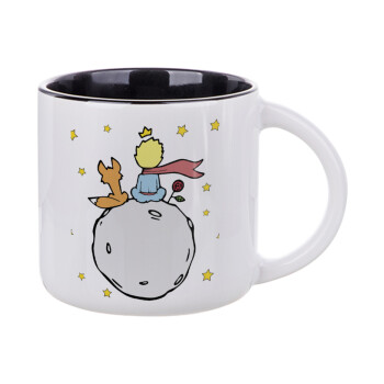 Little prince, Κούπα κεραμική 400ml Λευκή/Μαύρη
