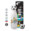 Soccer Metal mug thermos, double wall, 550ml