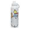 1L Stainless Steel Thermal Bottle with Phone Holder & Double Wall Insulation