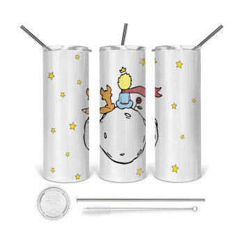 Little prince, 360 Eco friendly stainless steel tumbler 600ml, with metal straw & cleaning brush