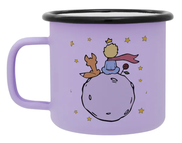 Little prince — Κούπα Μεταλλική εμαγιέ ΜΑΤ Light Pastel Purple 360ml