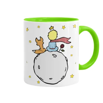 Little prince, Mug colored light green, ceramic, 330ml