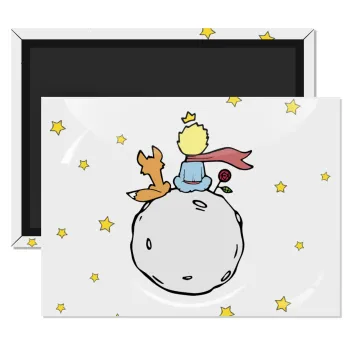 Little prince, Ορθογώνιο μαγνητάκι ψυγείου διάστασης 9x6cm