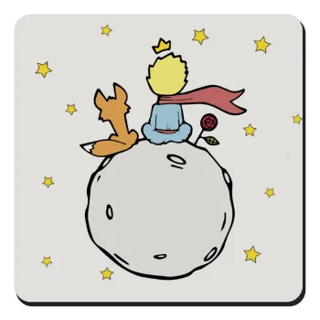 Little prince, Τετράγωνο μαγνητάκι ξύλινο 9x9cm