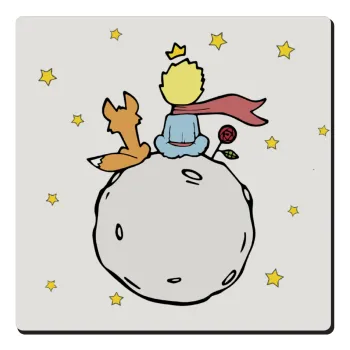 Little prince, Τετράγωνο μαγνητάκι ξύλινο 6x6cm
