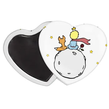Little prince, Μαγνητάκι καρδιά (57x52mm)