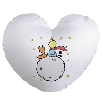 Little prince, Μαξιλάρι καναπέ καρδιά 40x40cm περιέχεται το  γέμισμα