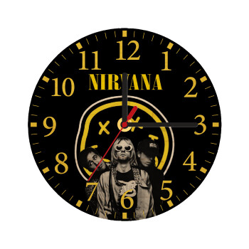 Nirvana, Ρολόι τοίχου ξύλινο plywood (20cm)