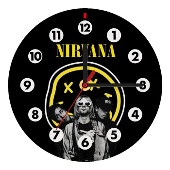 Nirvana, Ρολόι τοίχου ξύλινο (20cm)
