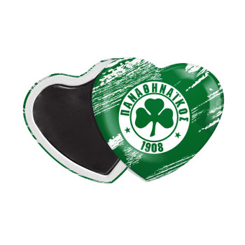 Π.Α.Ο., Μαγνητάκι καρδιά (57x52mm)