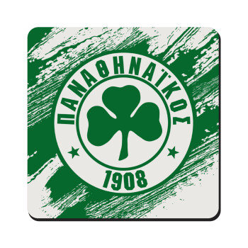 Π.Α.Ο., Τετράγωνο μαγνητάκι ξύλινο 9x9cm