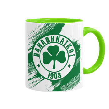 Π.Α.Ο., Κούπα χρωματιστή βεραμάν, κεραμική, 330ml